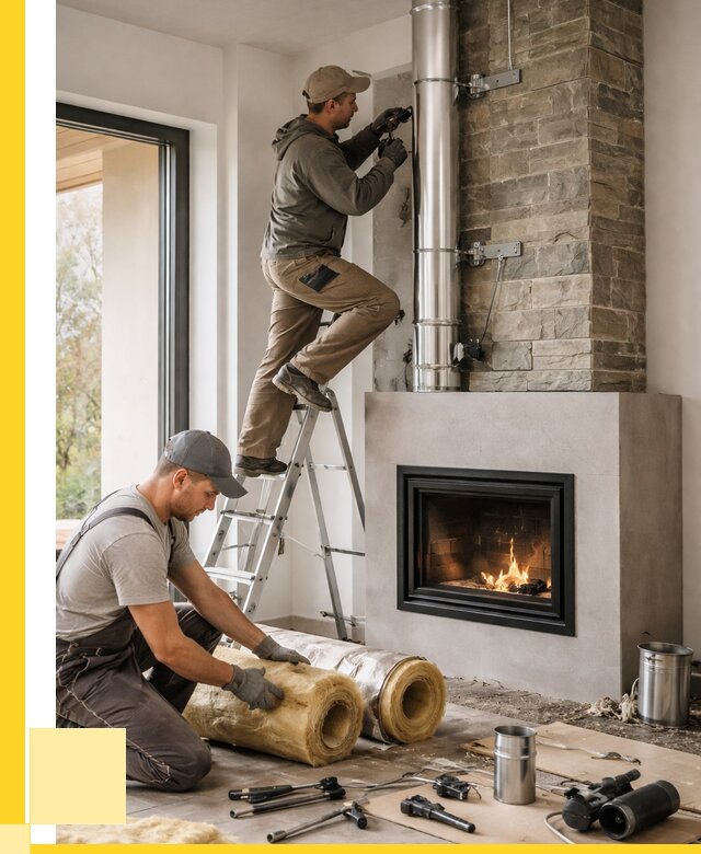 Монтаж дымоходов для каминов в Фрязине от 15578 р. ЭриданФрз