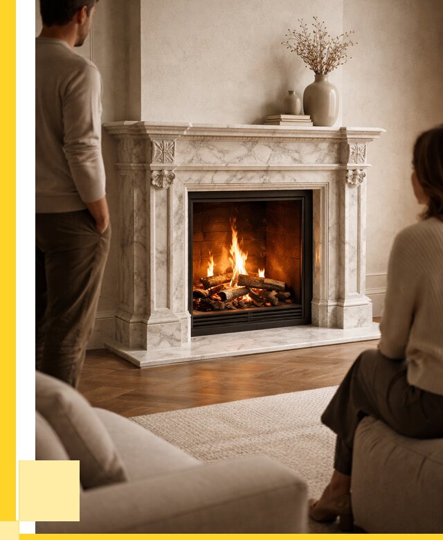 Мраморные камины под ключ в Фрязине от 259625 р. | ЭриданФрз