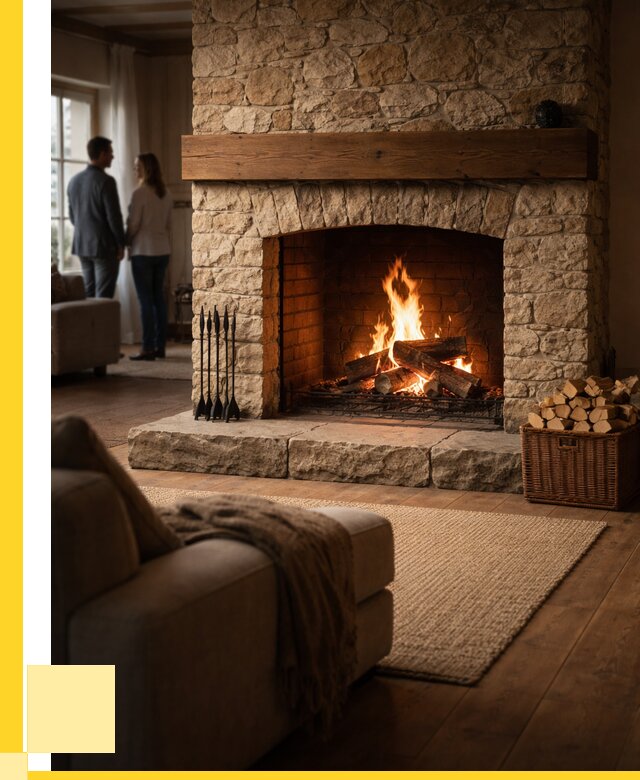 Открытые камины под ключ в Фрязине от 155775 р. ЭриданФрз