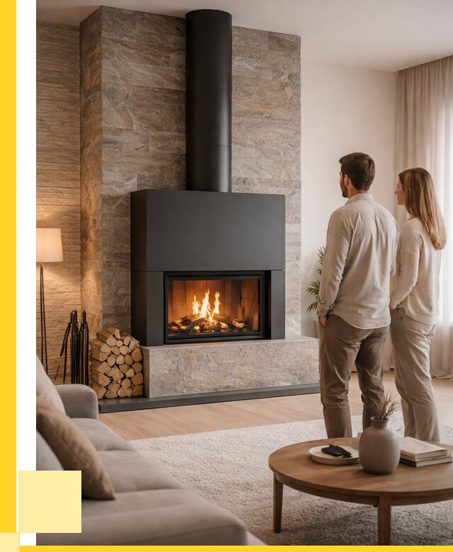 Закрытые камины под ключ в Фрязине от 124620 р., ЭриданФрз