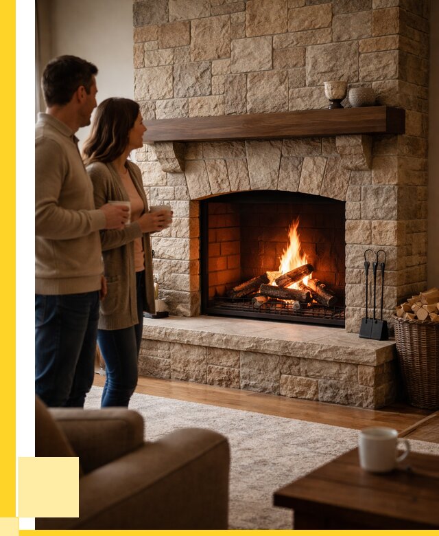 Каменные камины на заказ в Фрязине от 186930 р. | ЭриданФрз