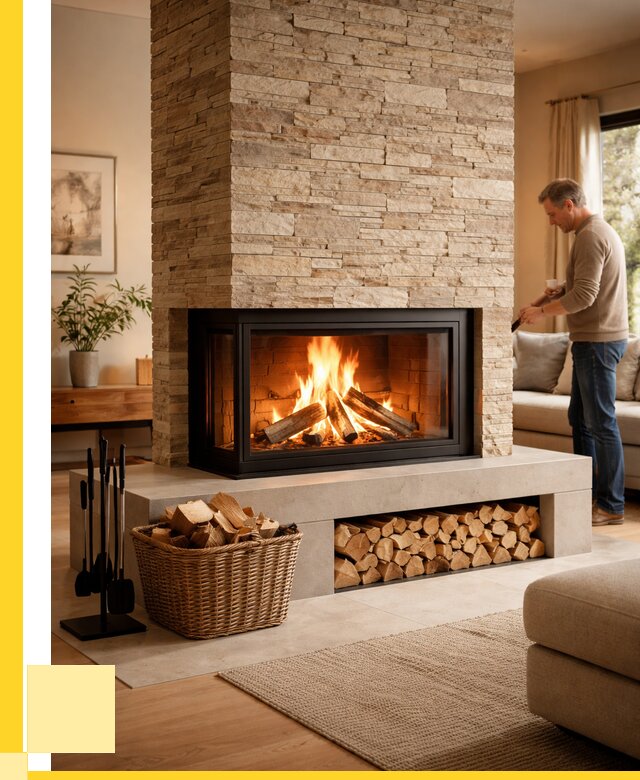 Дровяной камин под ключ в Фрязине от 207700 р. | ЭриданФрз