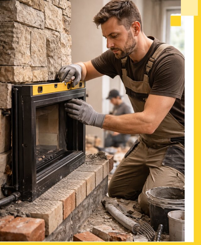 Дровяные камины под ключ в Фрязине: монтаж, обустройство