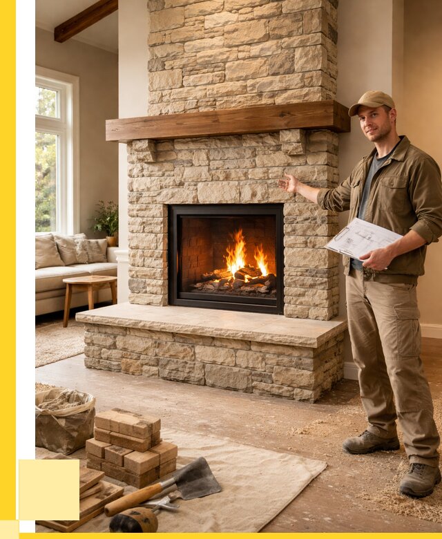 Камины под ключ в Фрязине от 186930 р. | ЭриданФрз — установка