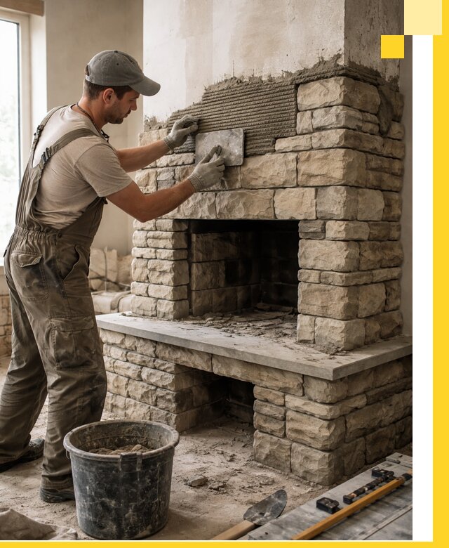 Строительство каминов под ключ в Фрязине от проектирования до монтажа