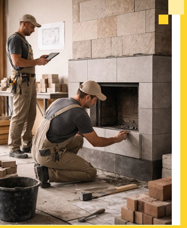 Индивидуальные проекты каминов и каминных систем в Фрязине