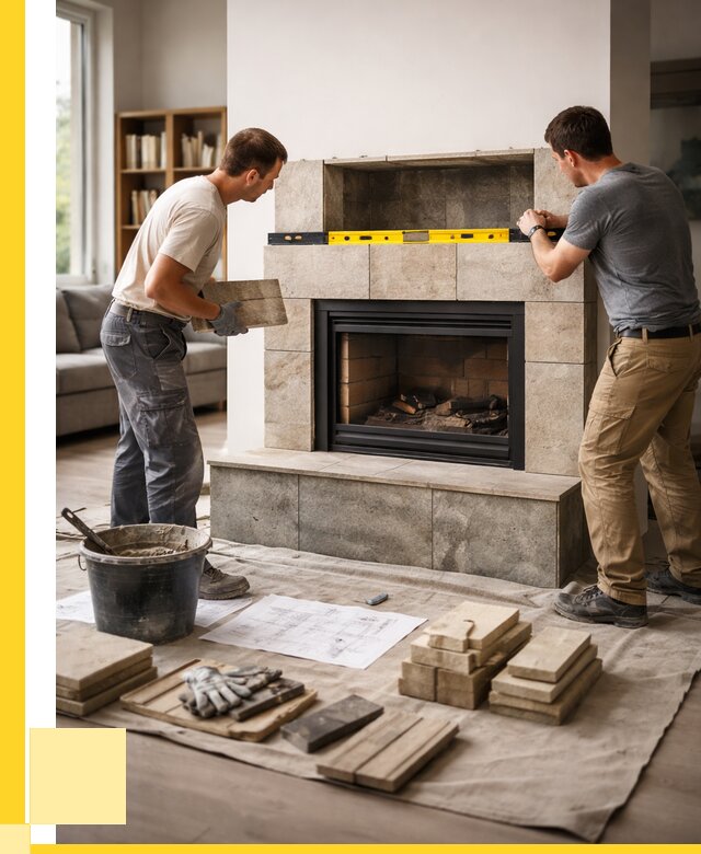 Монтаж каминов и установка в Фрязине от 46733 р. | ЭриданФрз