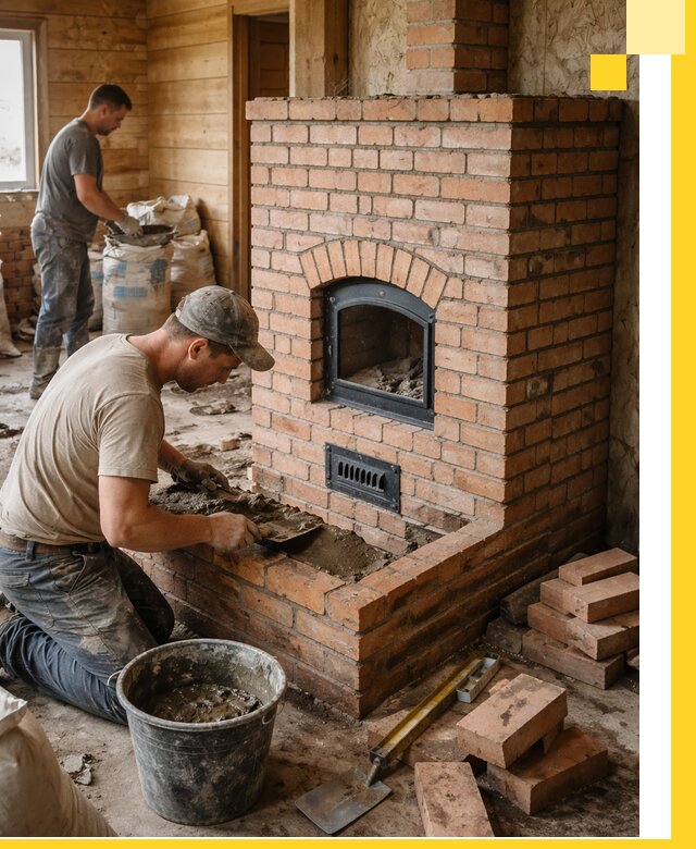 Профессиональное строительство печей в Фрязине под ключ