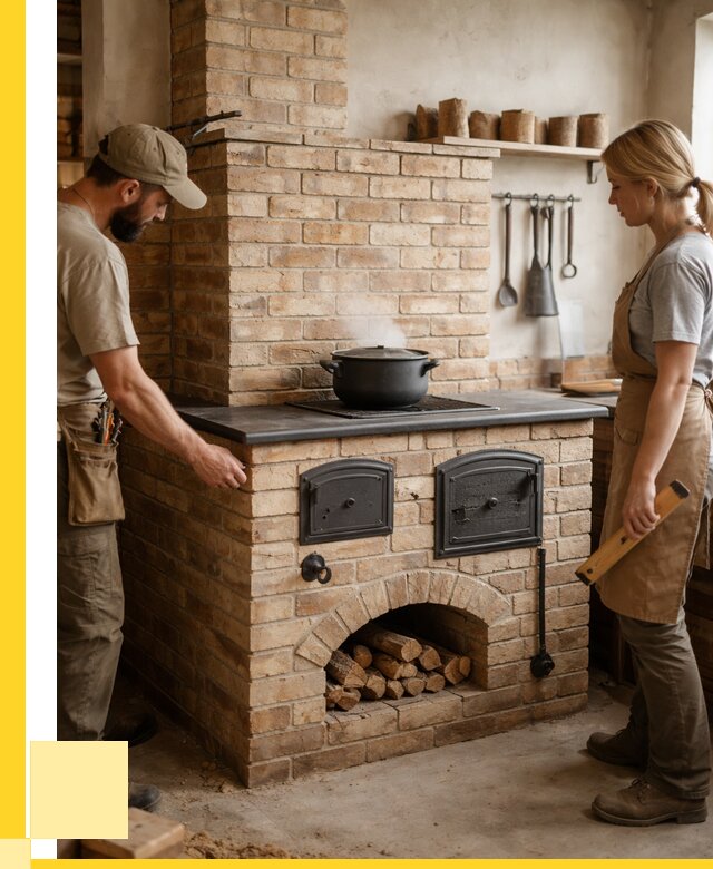 Варочно отопительные печи в Фрязине от 93465 р. | ЭриданФрз