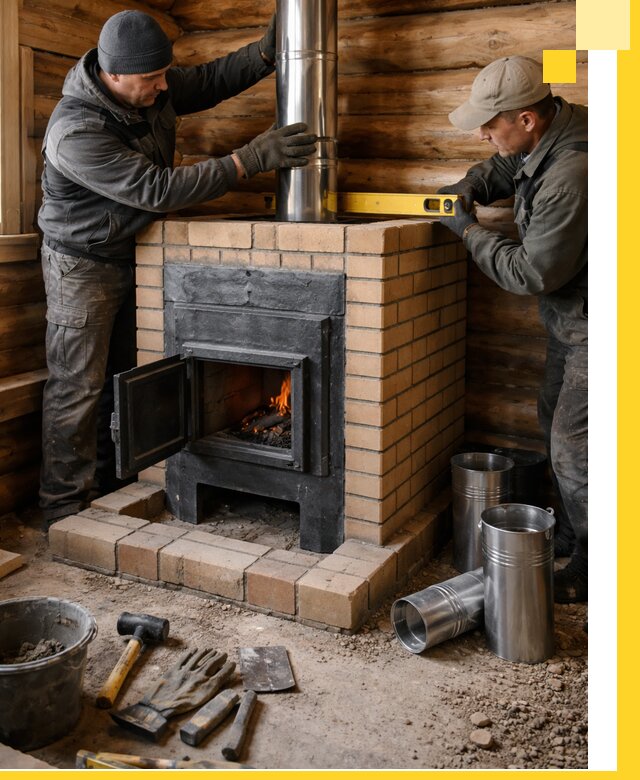 Проектирование, изготовление и установка банных печей в Фрязине