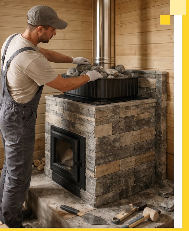 Печи для парной в Фрязине, производство, монтаж и обслуживание