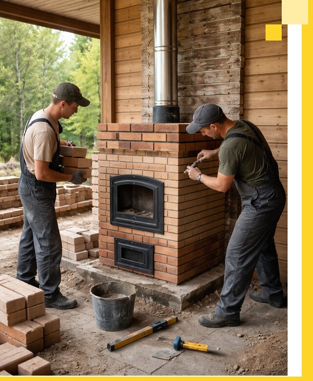 Производство и установка дачных печей под ключ в Фрязине