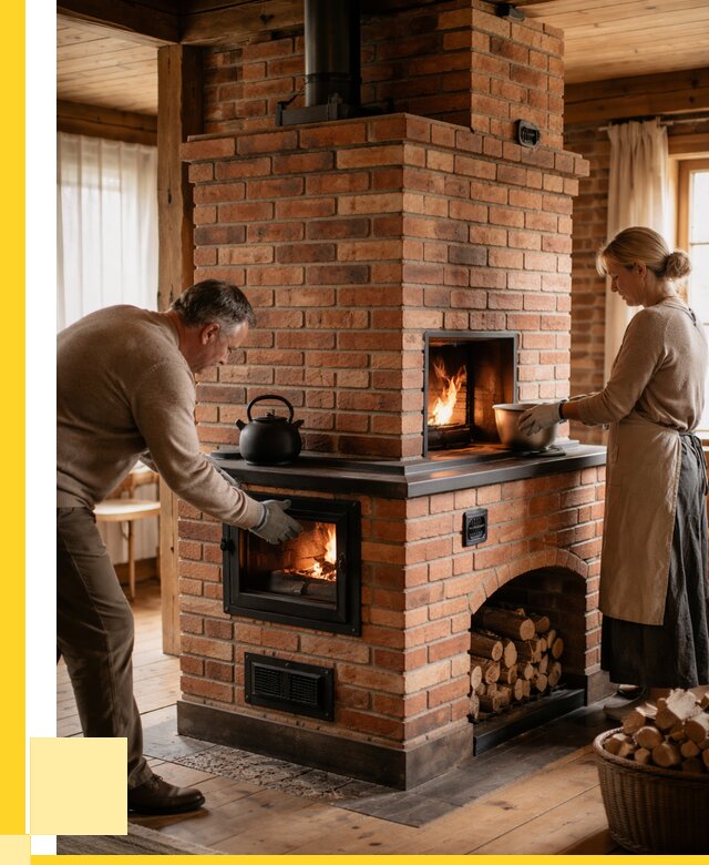 Печи для загородного дома под ключ в Фрязине от 83080 р. | ЭриданФрз