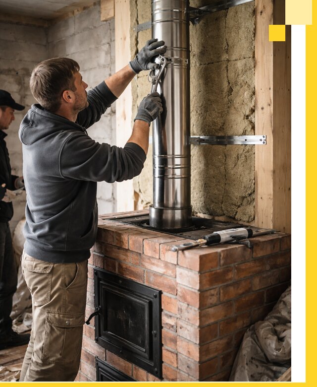 Изготовление и монтаж печей и дымоходов под ключ в Фрязине