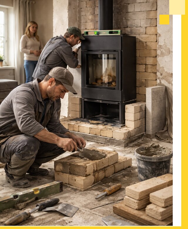 Печи и камины под ключ: проект, установка в Фрязине