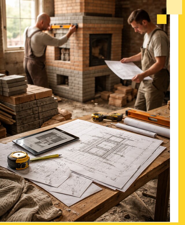 Проекты печей и каминов с индивидуальным дизайном в Фрязине