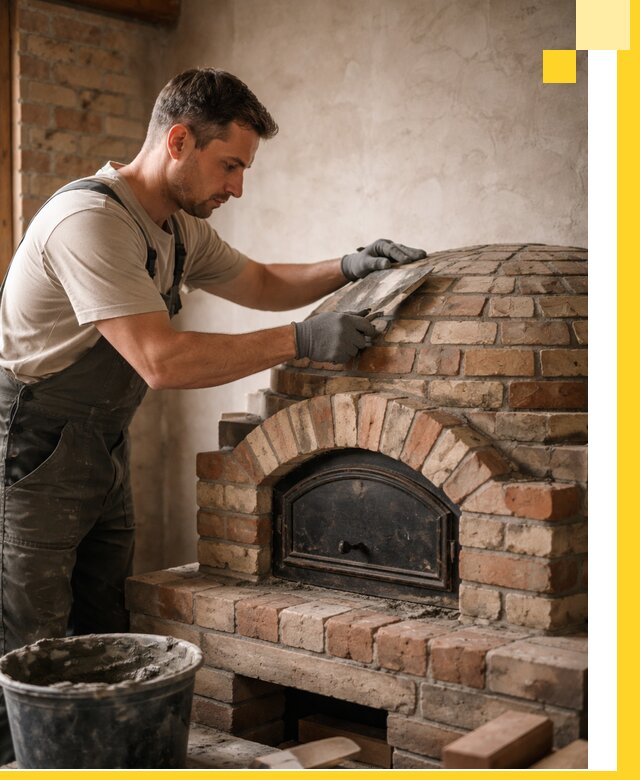 Изготовление и монтаж помпейских печей на заказ в Фрязине