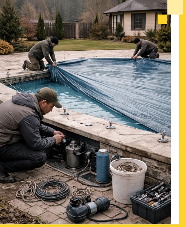 Консервация бассейнов в Фрязине: подготовка к длительному хранению