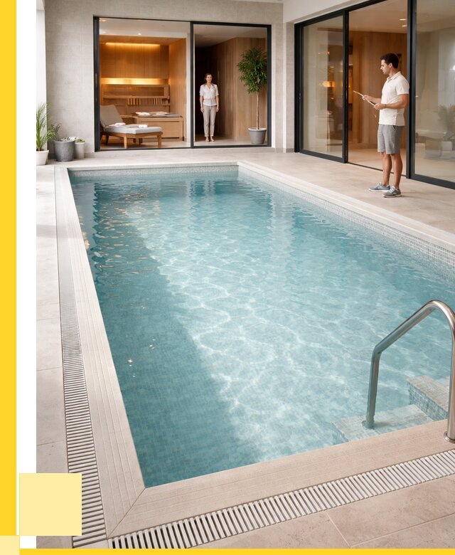 Отделка бассейна пленкой ПВХ в Фрязине от 3635 р. - ЭриданФрз