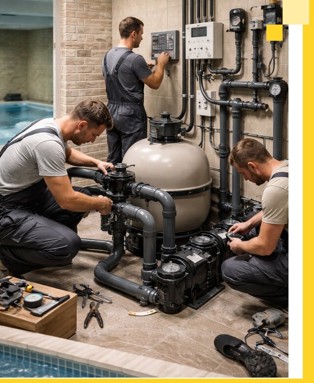 Комплексное оборудование для бассейнов под ключ в Фрязине