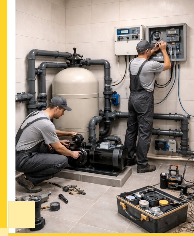 Монтаж оборудования для бассейнов в Фрязине от 41540 р. | ЭриданФрз