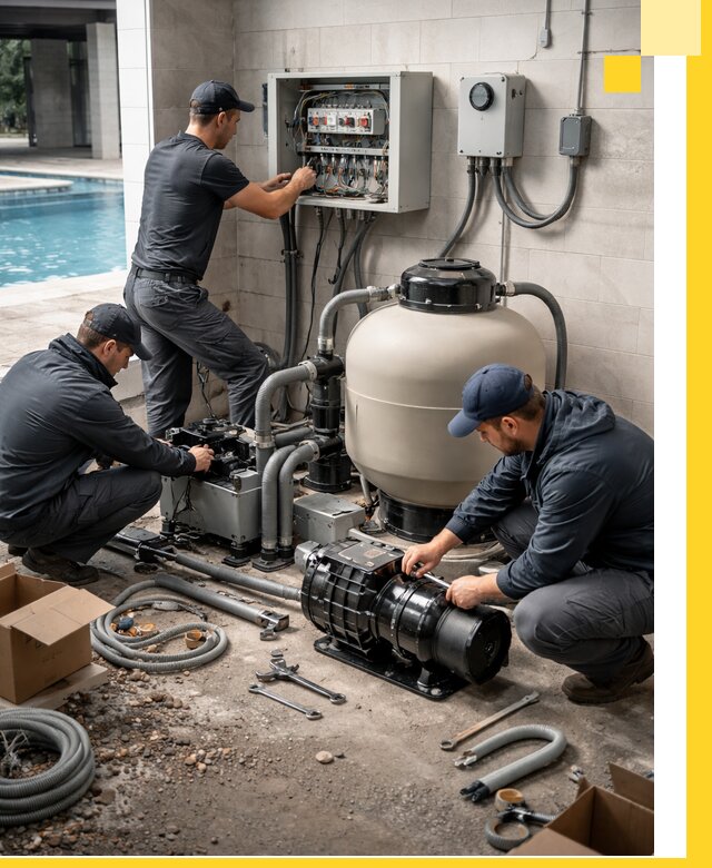 Профессиональный монтаж оборудования для бассейнов в Фрязине