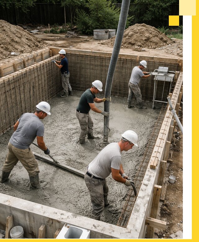 Строительство бетонных бассейнов под ключ в Фрязине