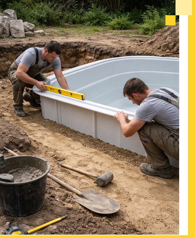 Производство и установка пластиковых бассейнов в Фрязине под ключ