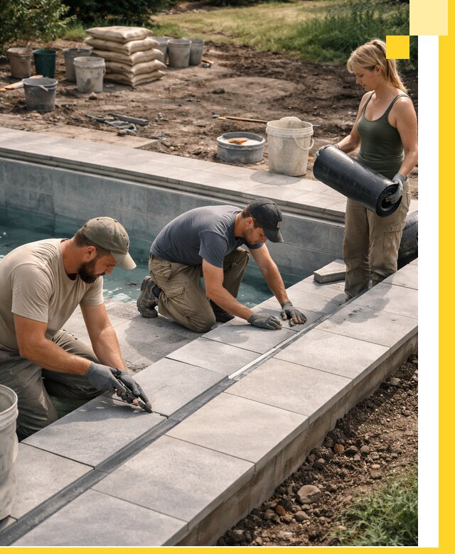 Строительство и монтаж уличных бассейнов под ключ в Фрязине