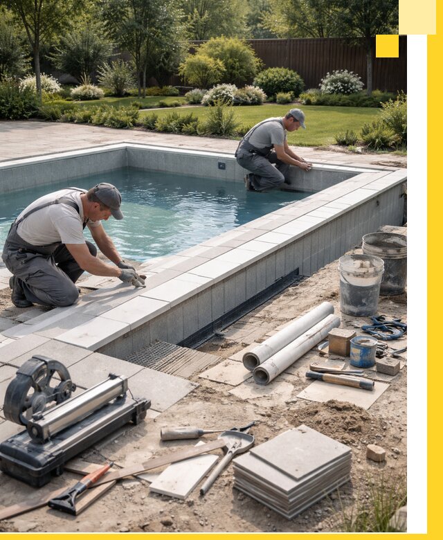 Строительство открытых бассейнов под ключ в Фрязине профессионально