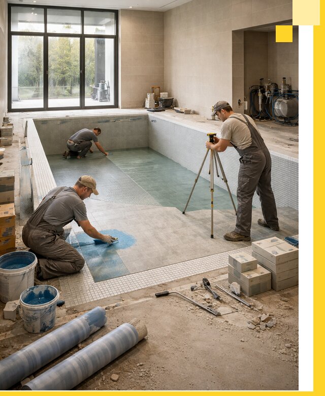 Проект и строительство закрытых бассейнов в Фрязине под ключ