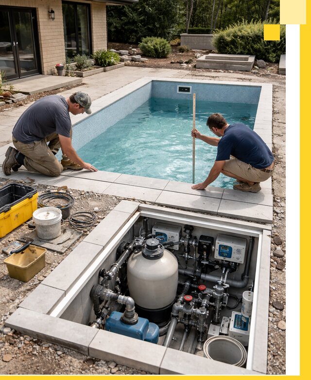 Строительство качественных домашних бассейнов под ключ в Фрязине