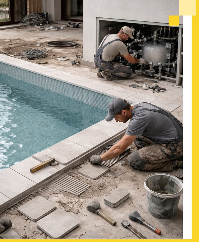 Строительство и монтаж бассейнов в коттедже в Фрязине