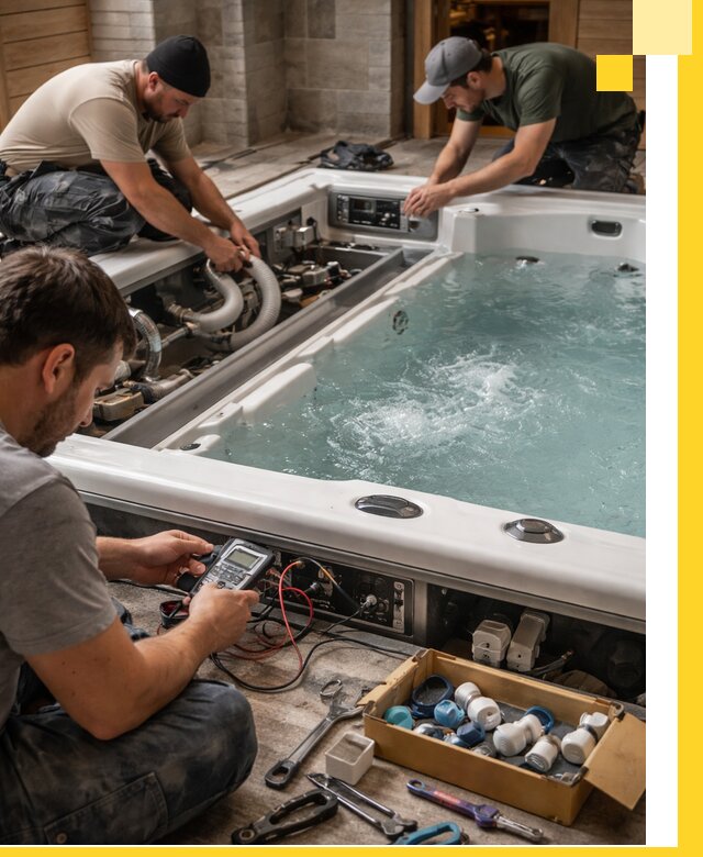 Гидромассажные бассейны под ключ в Фрязине, дизайн и монтаж