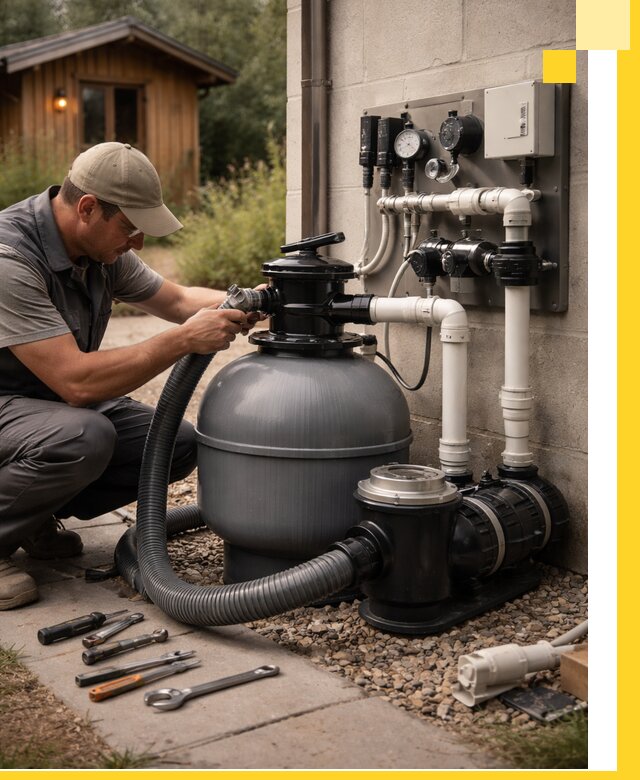 Продажа и монтаж фильтров и насосов для бассейнов в Фрязине