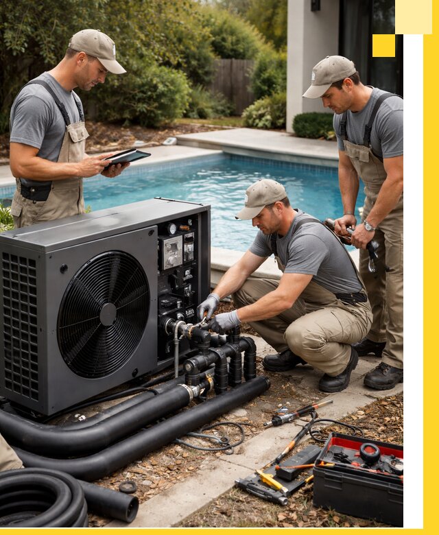 Проектирование и установка тепловых насосов для бассейнов в Фрязине