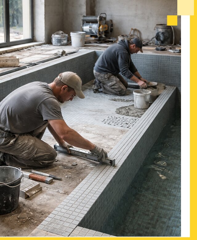 Строительство бассейна в частном доме в Фрязине под ключ