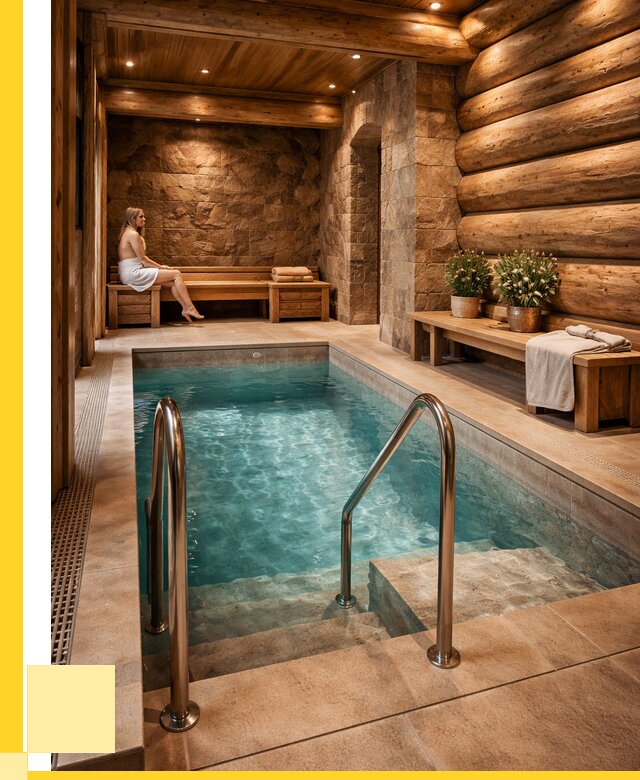 Аренда бани с бассейном в Фрязине от 1557750 р. | ЭриданФрз