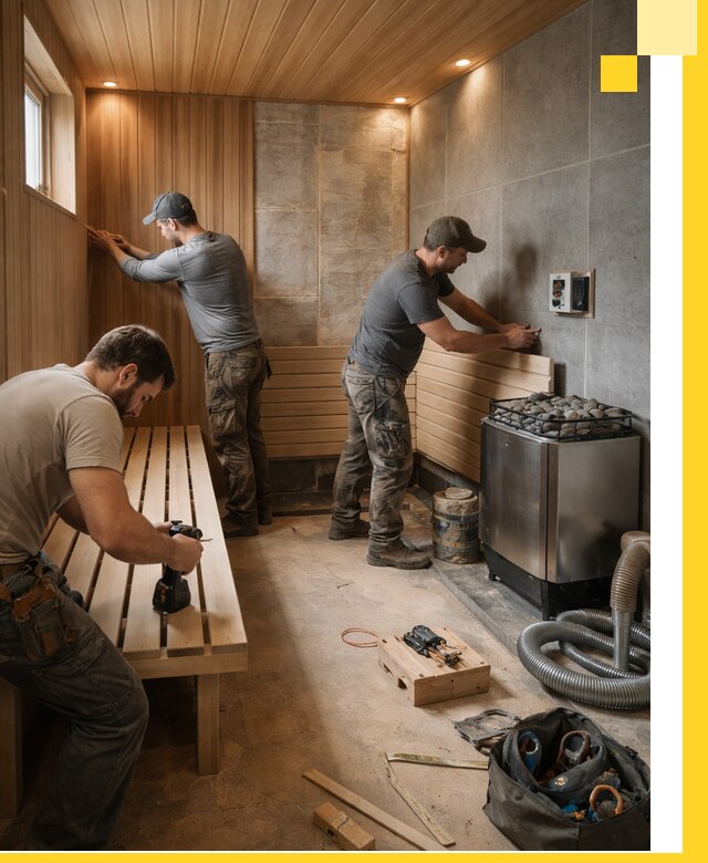Сауны под ключ в Фрязине, проектирование, строительство, отделка