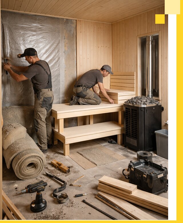 Проекты саун под ключ в Фрязине дизайн и строительство