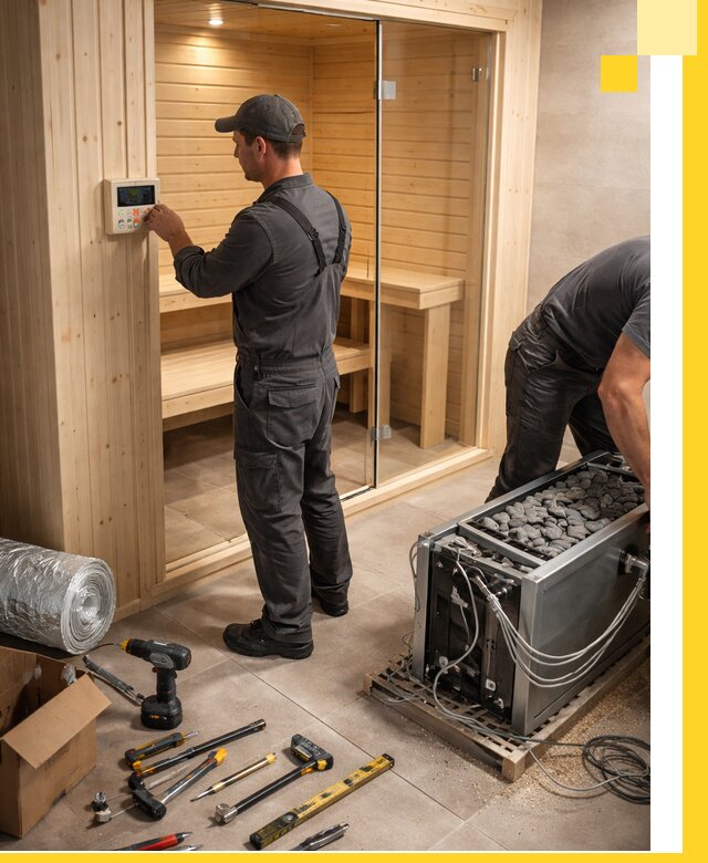 Поставка, установка и монтаж электрических саун в Фрязине