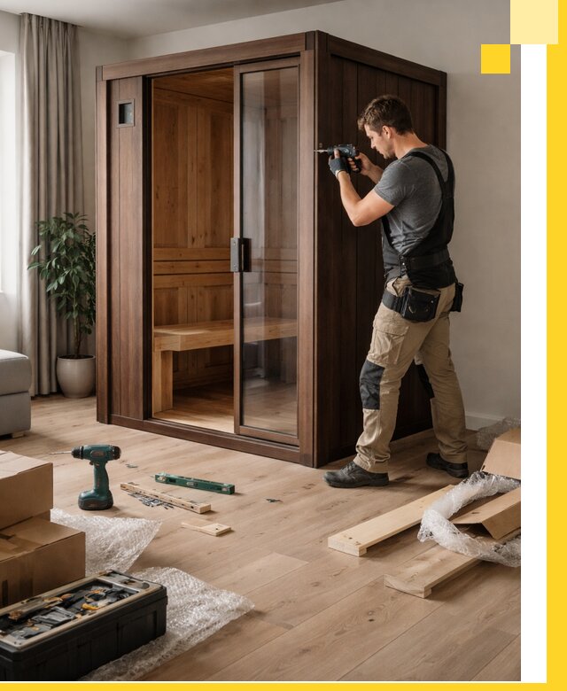 Установка и производство мини саун под ключ в Фрязине