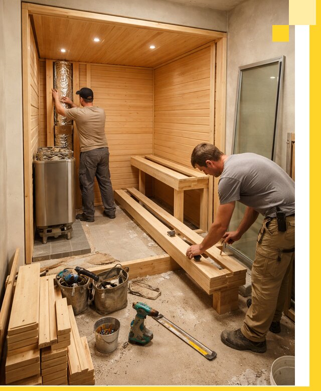 Проектирование и установка домашних саун под ключ в Фрязине