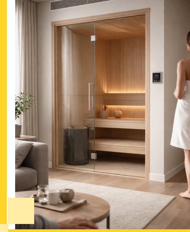 Сауна в квартире под ключ в Фрязине от 124620 р. ЭриданФрз