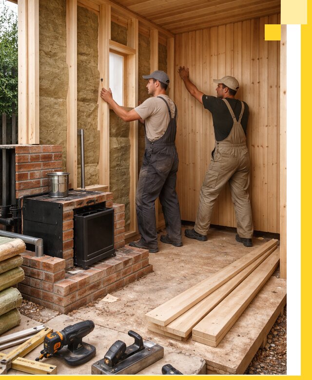 Строительство и установка дачных саун под ключ в Фрязине