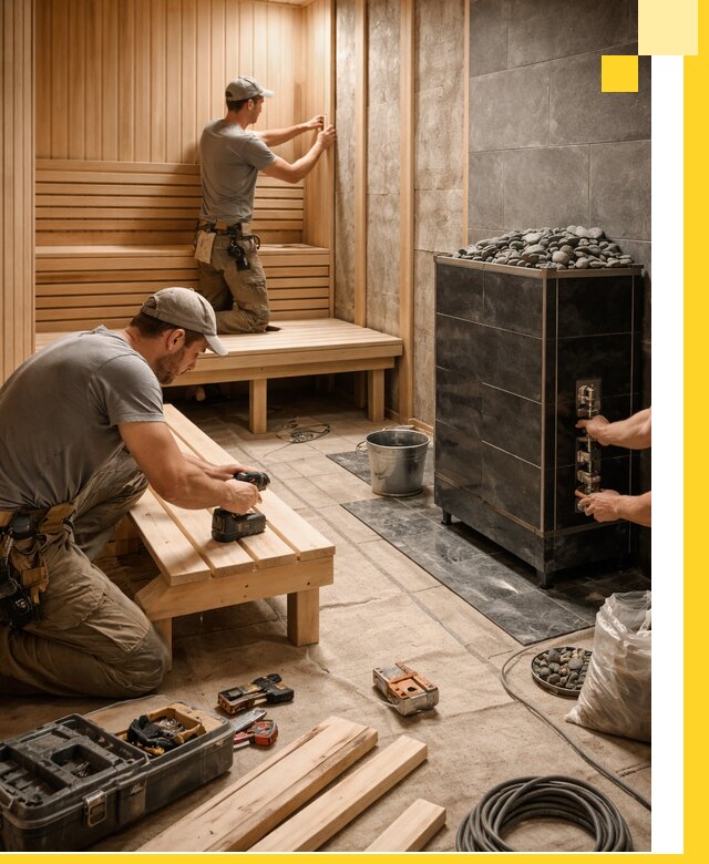 Дизайн и строительство интерьерных саун под ключ в Фрязине