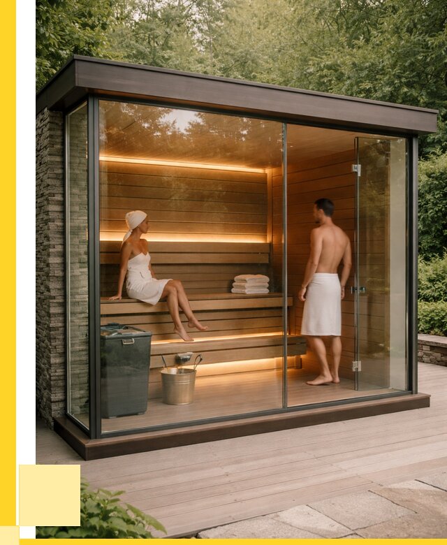 Сауна стеклянная и двери для сауны в Фрязине от 259625 р. | ЭриданФрз