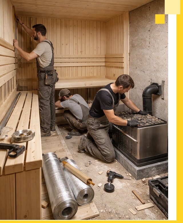 Индивидуальные сауны на заказ в Фрязине под ключ, проект и монтаж