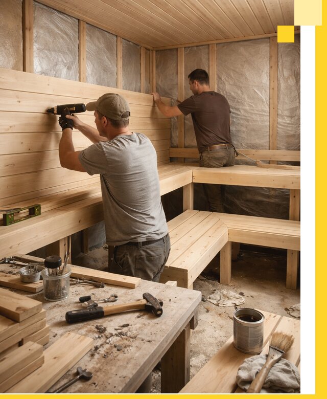 Профессиональная отделка бань и саун под ключ в Фрязине