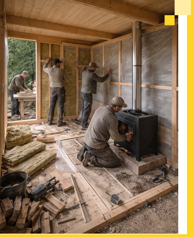 Профессиональный монтаж бань под ключ в Фрязине для дома